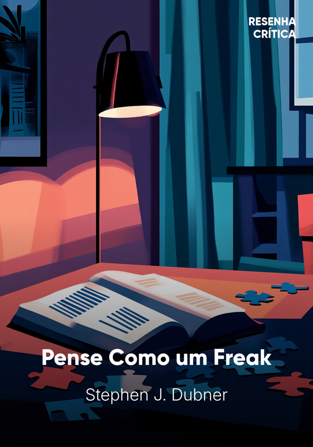 Capa do livro Pense Como um Freak, de Stephen J. Dubner — resumo e resenha crítica no 12min