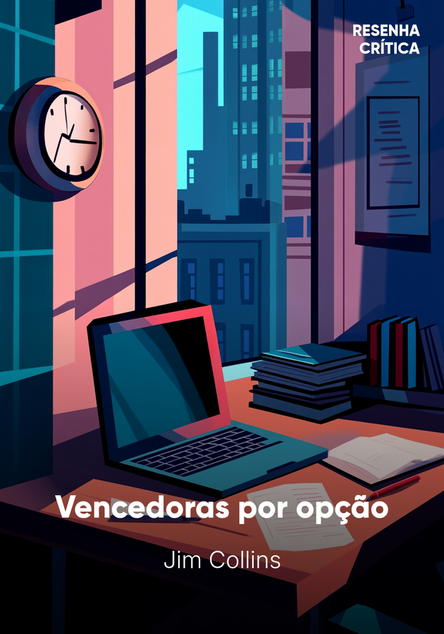 Capa do livro Vencedoras por opção, de Jim Collins — resumo e resenha crítica no 12min
