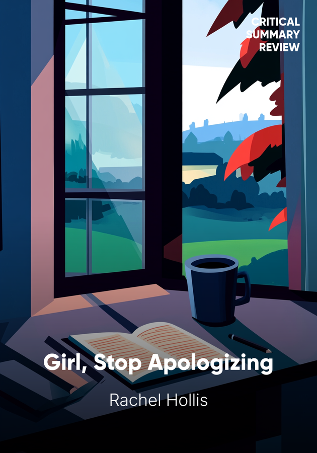Book cover of Girl, Stop Apologizing by Rachel Hollis — critical summary review on 12min