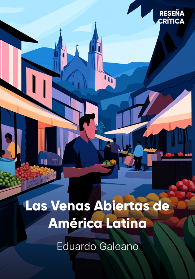 Portada del libro Las Venas Abiertas de América Latina, de Eduardo Galeano — resumen crítico y reseña en 12min