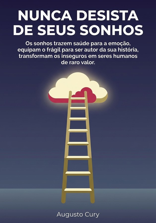 Capa do livro Nunca Desista de Seus Sonhos, de Augusto Cury — resumo e resenha crítica no 12min