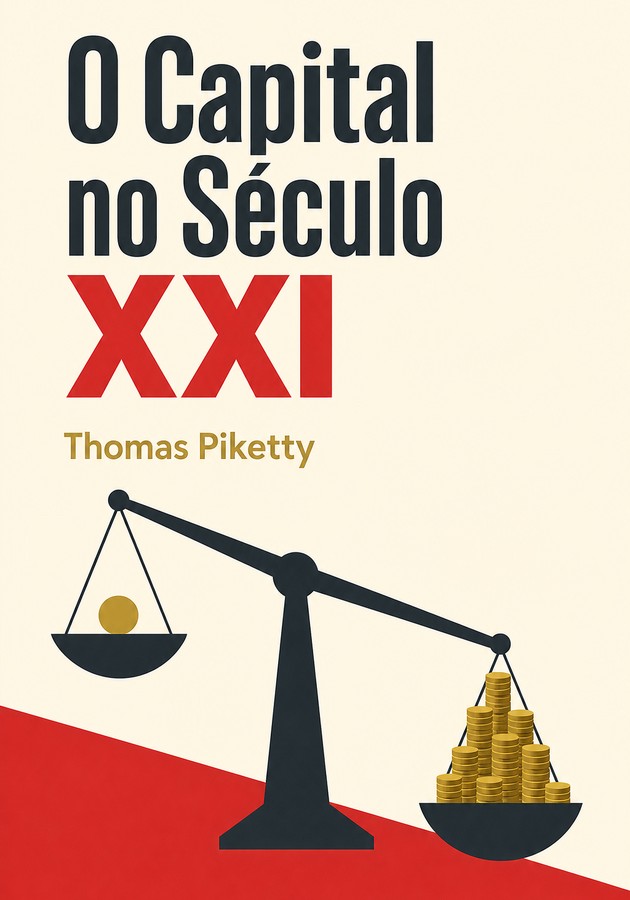 Capa do livro O Capital no Século XXI, de Thomas Piketty — resumo e resenha crítica no 12min