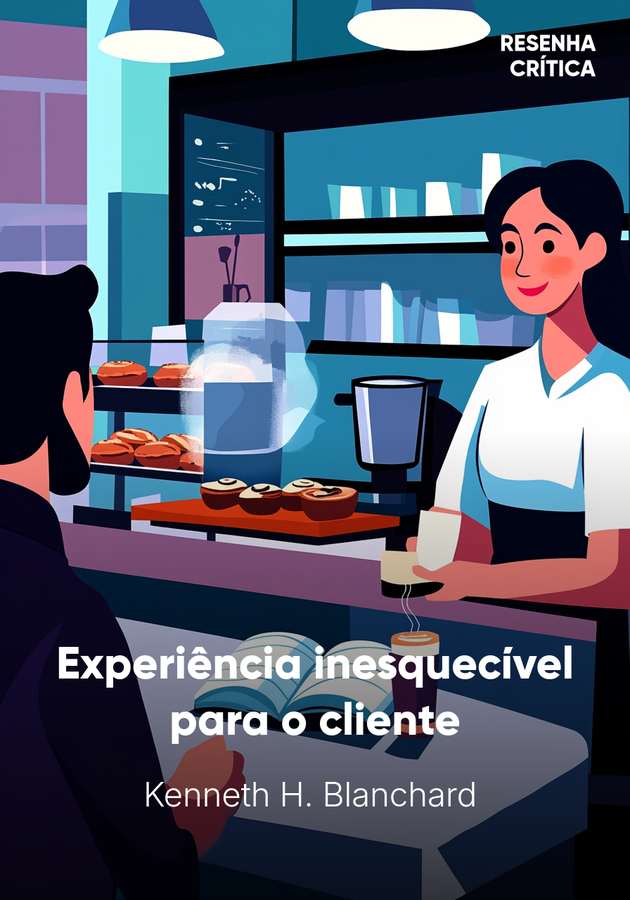 Capa do livro Experiência inesquecível para o cliente, de Kenneth H. Blanchard  — resumo e resenha crítica no 12min