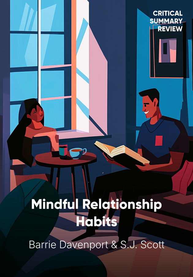 Book cover of Mindful Relationship Habits by Barrie Davenport & S.J. Scott — critical summary review on 12min