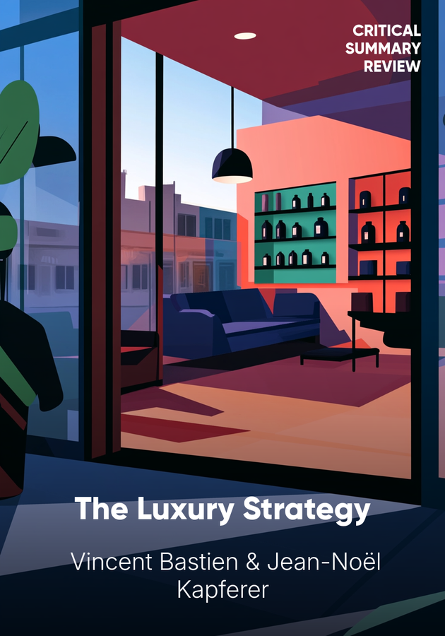 Book cover of The Luxury Strategy by  Vincent Bastien — critical summary review on 12min