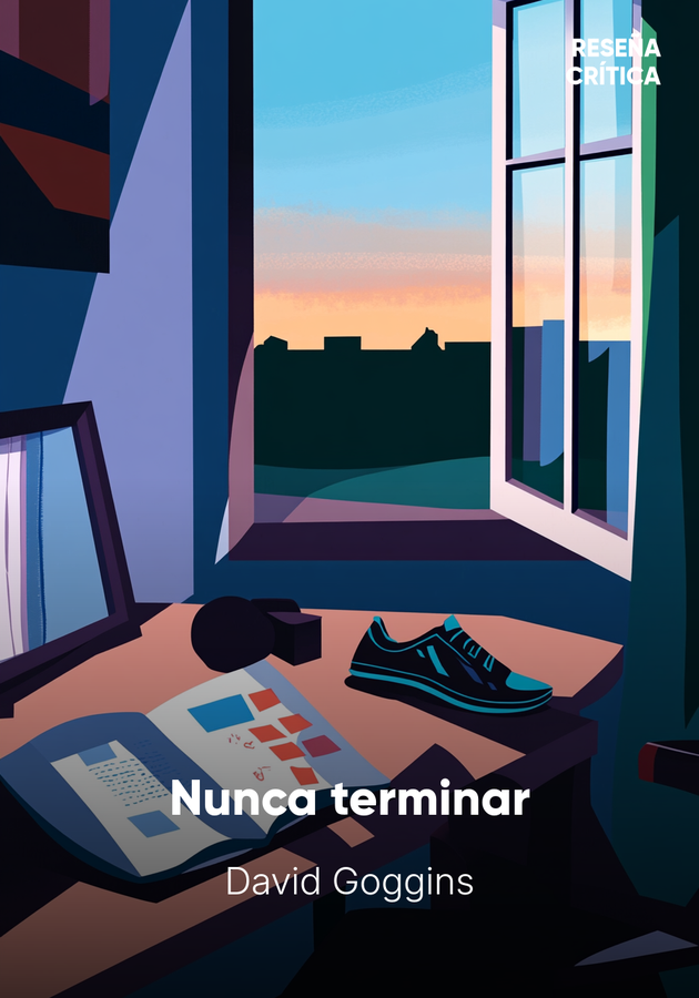 Portada del libro Nunca terminar, de David Goggins — resumen crítico y reseña en 12min