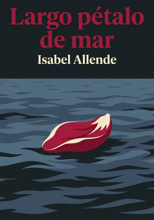 Portada del libro Largo pétalo de mar, de Isabel Allende — resumen crítico y reseña en 12min