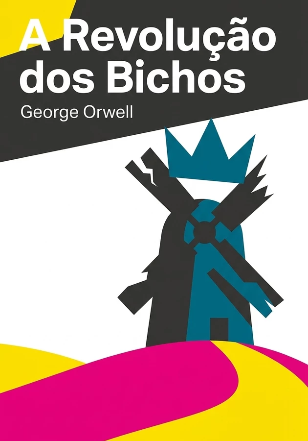 Capa do livro A Revolução dos Bichos, de George Orwell — resumo e resenha crítica no 12min
