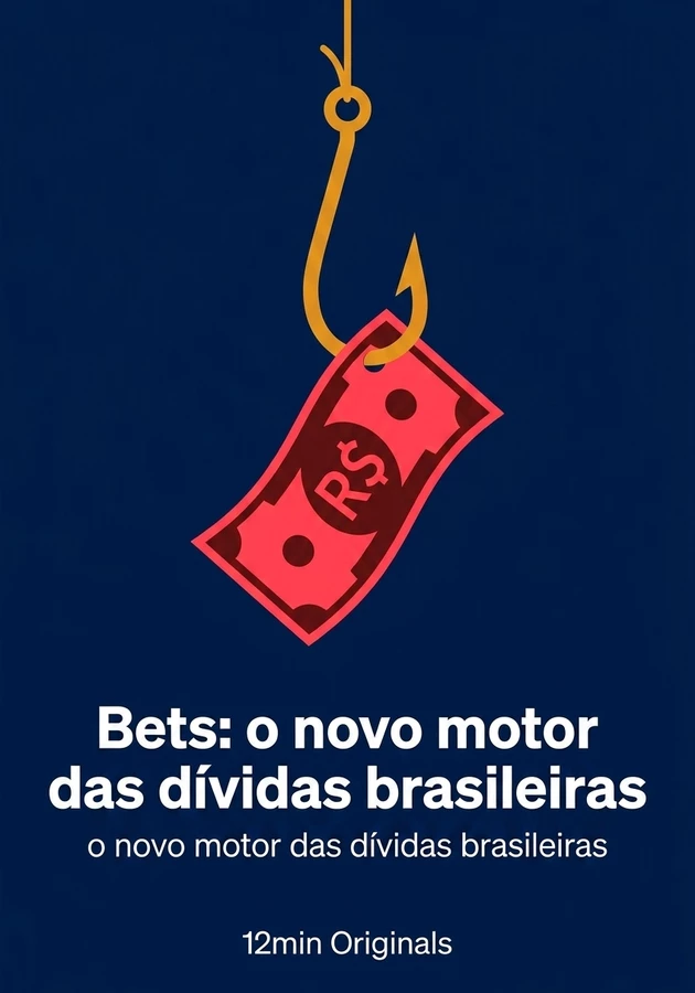 Capa do livro Bets: o novo motor das dívidas brasileiras, de 12min Originals — resumo e resenha crítica no 12min