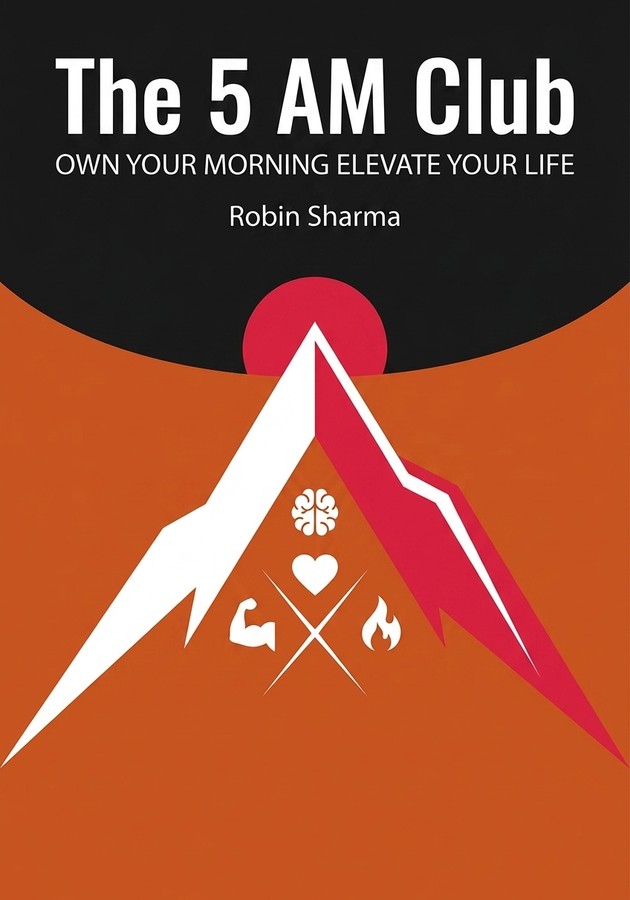 Book cover of The 5 AM Club by Robin Sharma — critical summary review on 12min