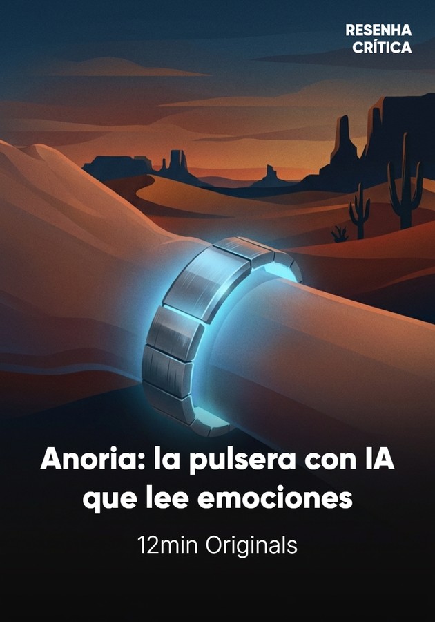 Portada del libro Anoria: la pulsera con IA que lee emociones, de 12min Originals — resumen crítico y reseña en 12min