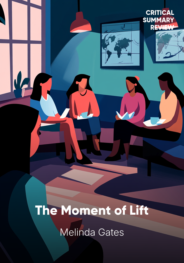 Book cover of The Moment of Lift by Melinda Gates — critical summary review on 12min