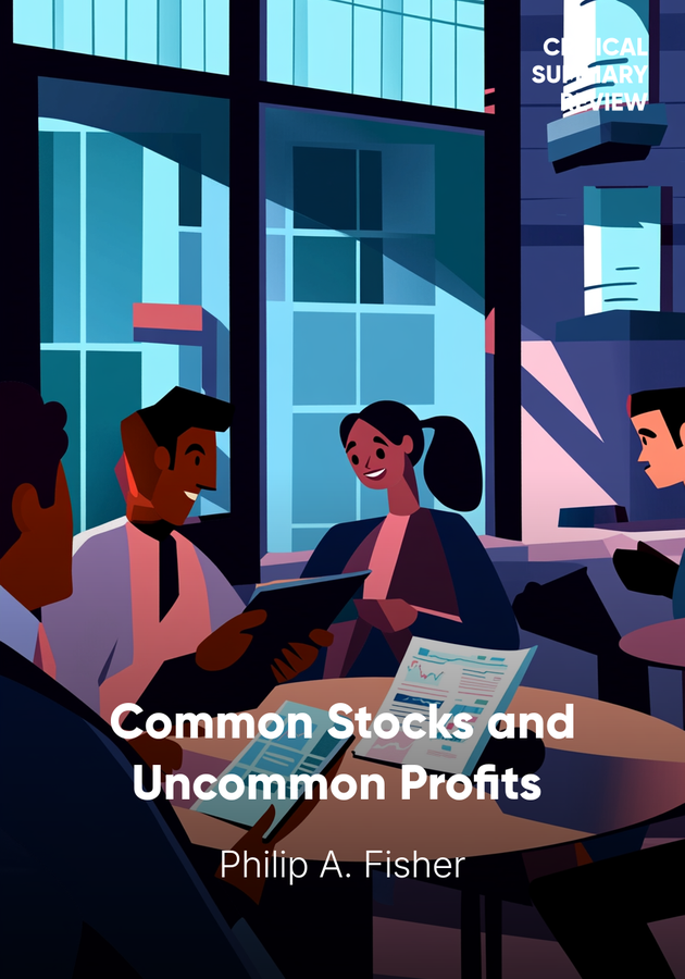 Book cover of Common Stocks and Uncommon Profits  by Philip A. Fisher — critical summary review on 12min