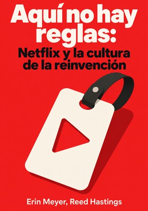 Portada del libro Aquí no hay reglas: Netflix y la cultura de la reinvención, de Erin Meyer & Reed Hastings — resumen crítico y reseña en 12min