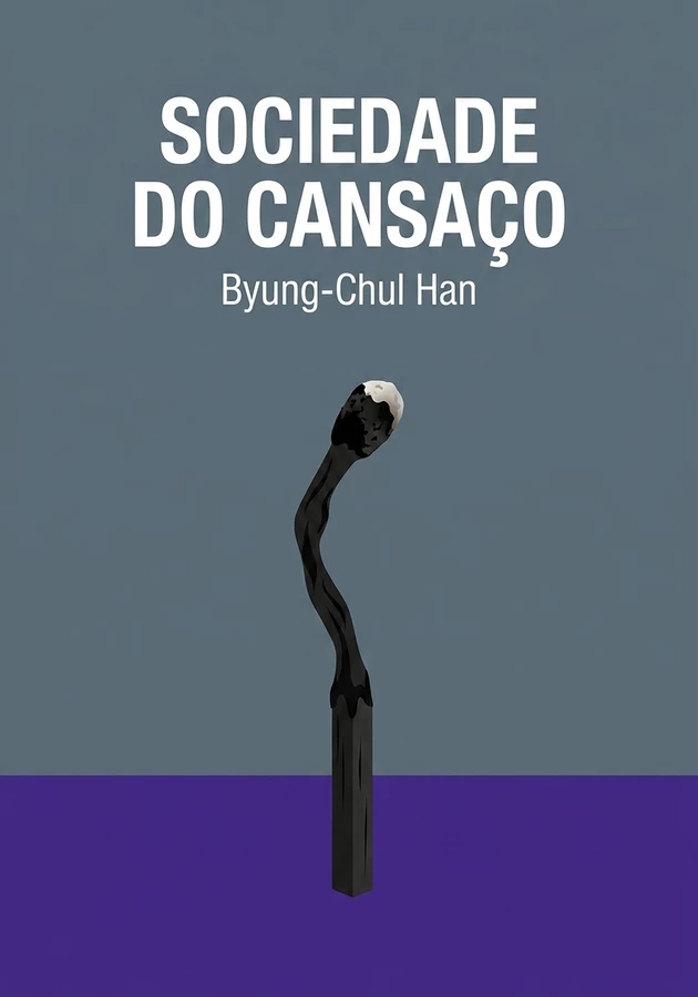 Capa do livro Sociedade do Cansaço, de Byung-Chul Han — resumo e resenha crítica no 12min