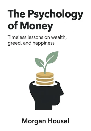 Book cover of The Psychology of Money by Morgan Housel — critical summary review on 12min