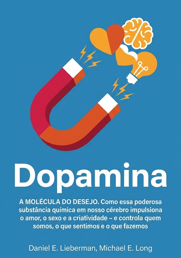 Capa do livro Dopamina, de Daniel E. Lieberman — resumo e resenha crítica no 12min