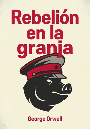 Capa do livro Rebelión en la granja, de George Orwell — resumo e resenha crítica no 12min