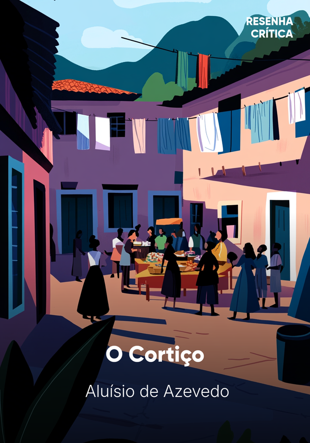 Capa do livro O Cortiço, de  Aluísio de Azevedo — resumo e resenha crítica no 12min
