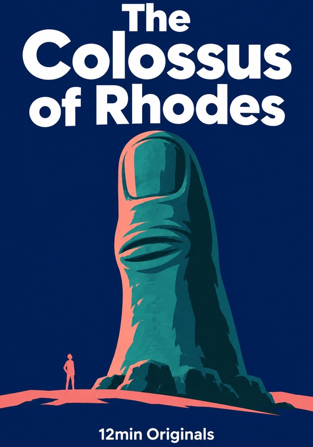 Book cover of The Colossus of Rhodes by 12min Originals — critical summary review on 12min