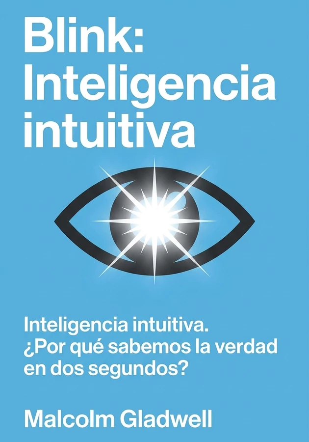 Portada del libro Blink: Inteligencia intuitiva, de Malcolm Gladwell — resumen crítico y reseña en 12min