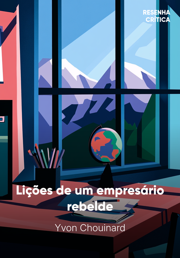 Capa do livro Lições de um empresário rebelde, de Yvon Chouinard — resumo e resenha crítica no 12min