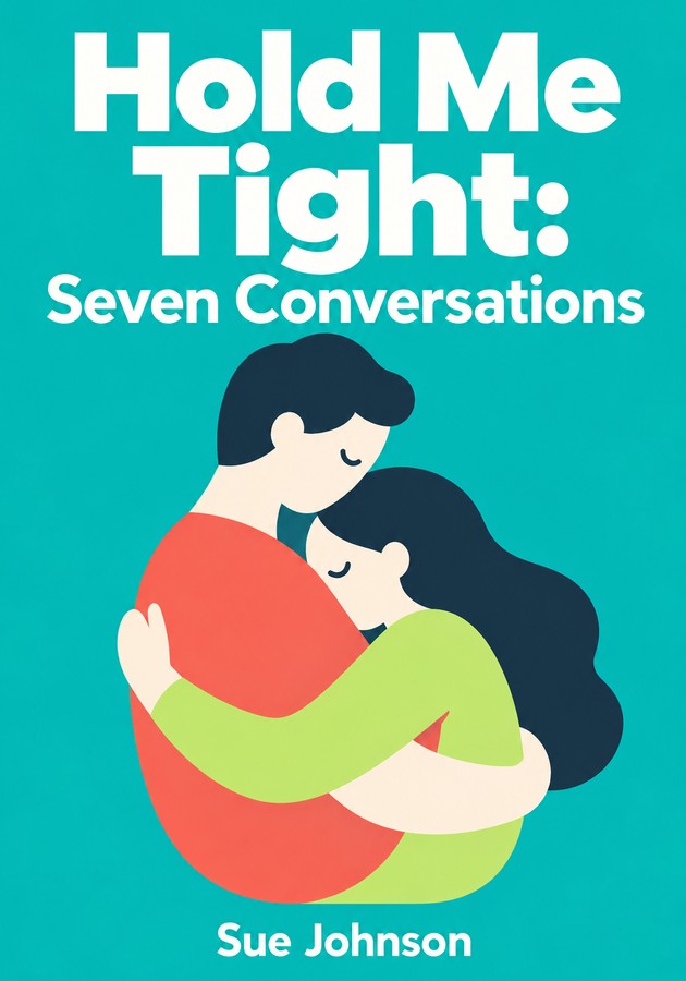 Book cover of Hold Me Tight: Seven Conversations  by Sue Johnson — critical summary review on 12min