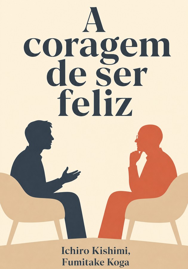 Capa do livro A coragem de ser feliz, de  Ichiro Kishimi — resumo e resenha crítica no 12min