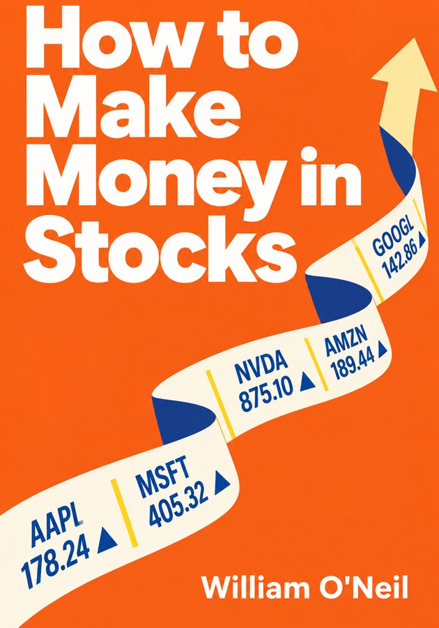 Book cover of How to Make Money in Stocks by William O'Neil — critical summary review on 12min