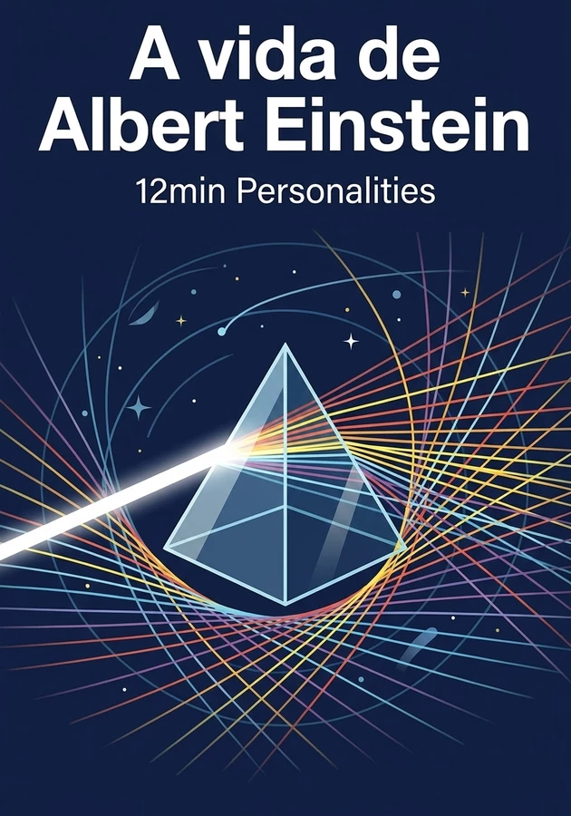 Capa do livro A vida de Albert Einstein, de 12min Personalities — resumo e resenha crítica no 12min