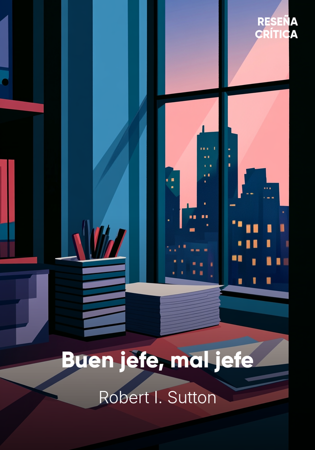 Portada del libro Buen jefe, mal jefe, de Robert I. Sutton — resumen crítico y reseña en 12min