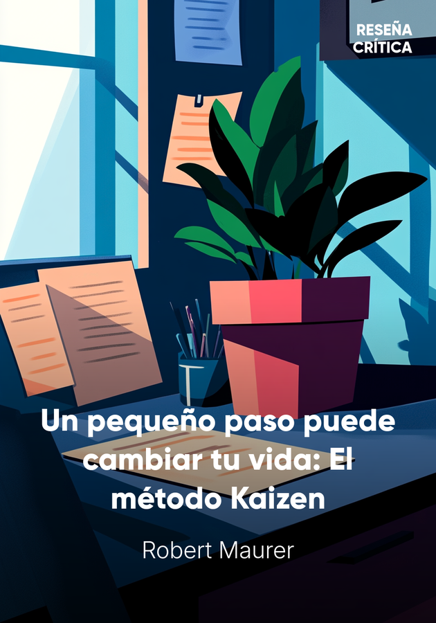 Portada del libro Un pequeño paso puede cambiar tu vida: El método Kaizen, de Robert Maurer — resumen crítico y reseña en 12min