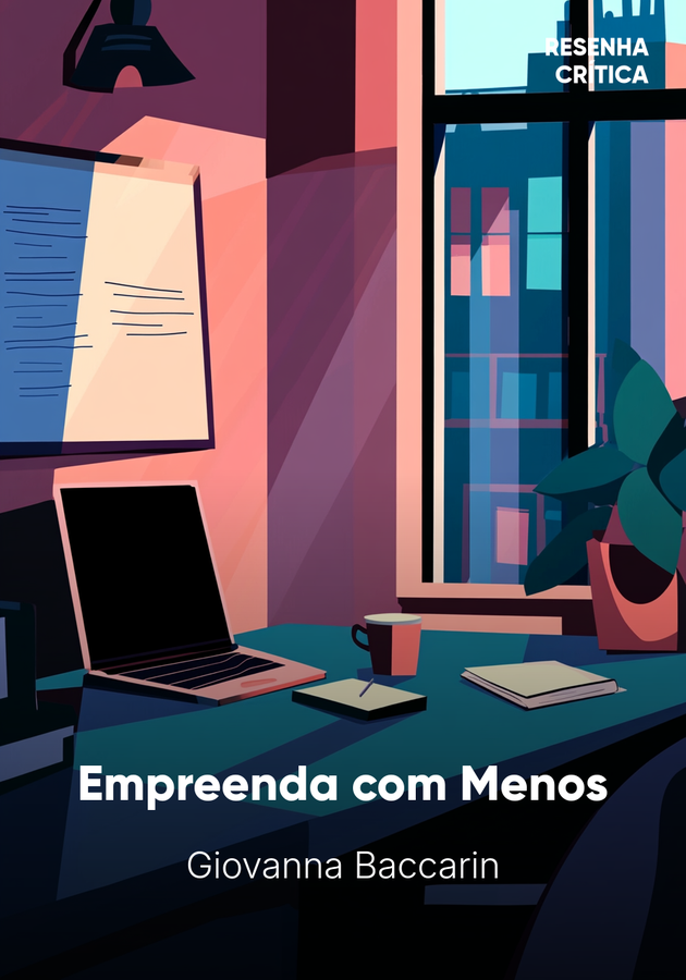 Capa do livro Empreenda com Menos, de Giovanna Baccarin — resumo e resenha crítica no 12min