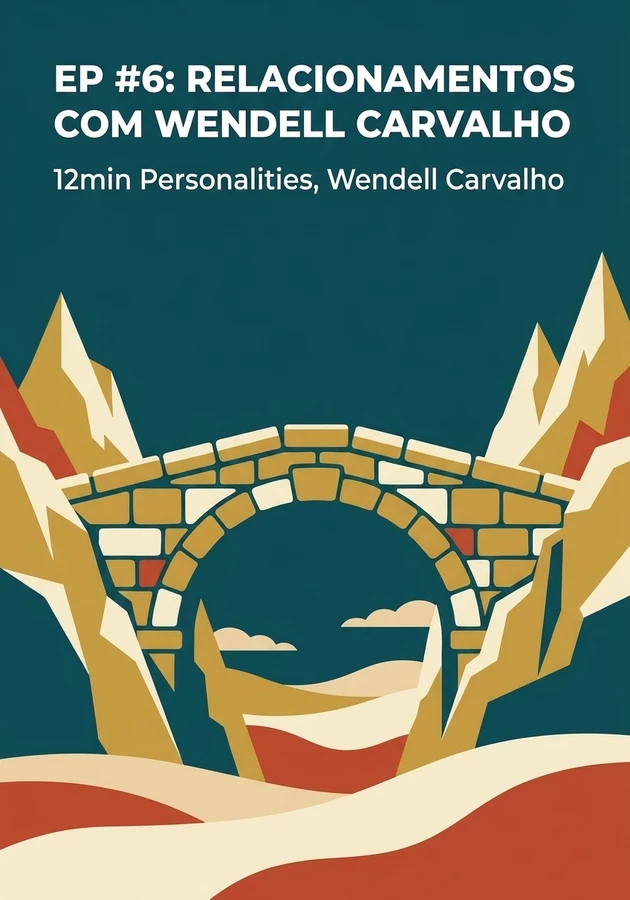 Capa do livro EP #6: Relacionamentos com Wendell Carvalho, de 12min Personalities — resumo e resenha crítica no 12min