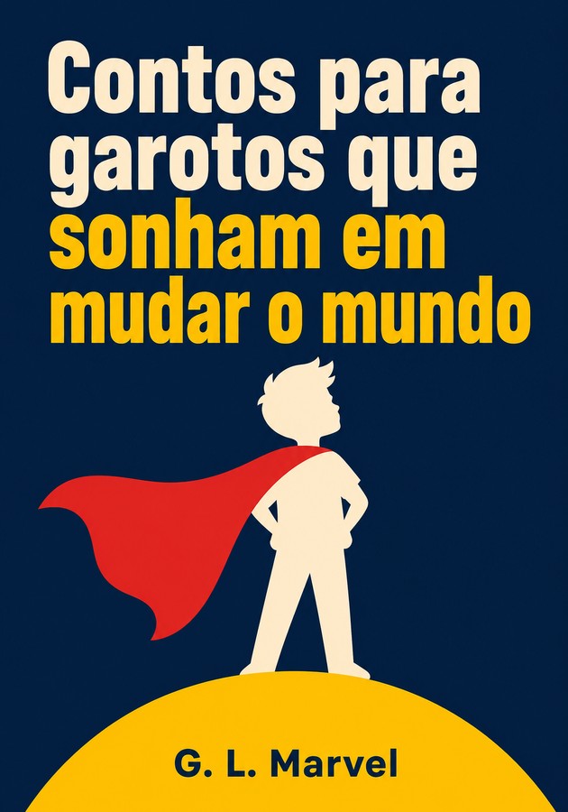 Capa do livro Contos para garotos que sonham em mudar o mundo, de G. L. Marvel — resumo e resenha crítica no 12min