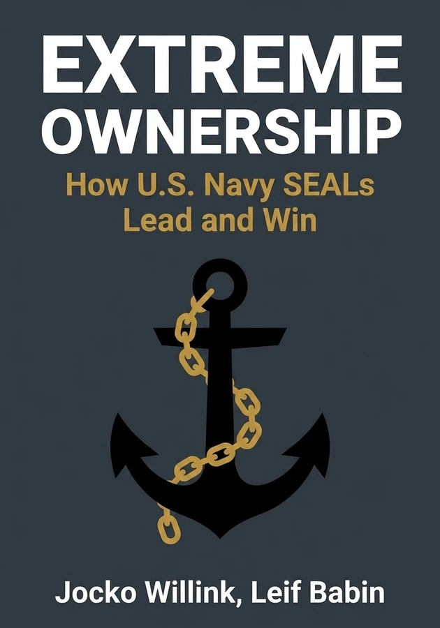 Book cover of Extreme Ownership by Leif Babin — critical summary review on 12min