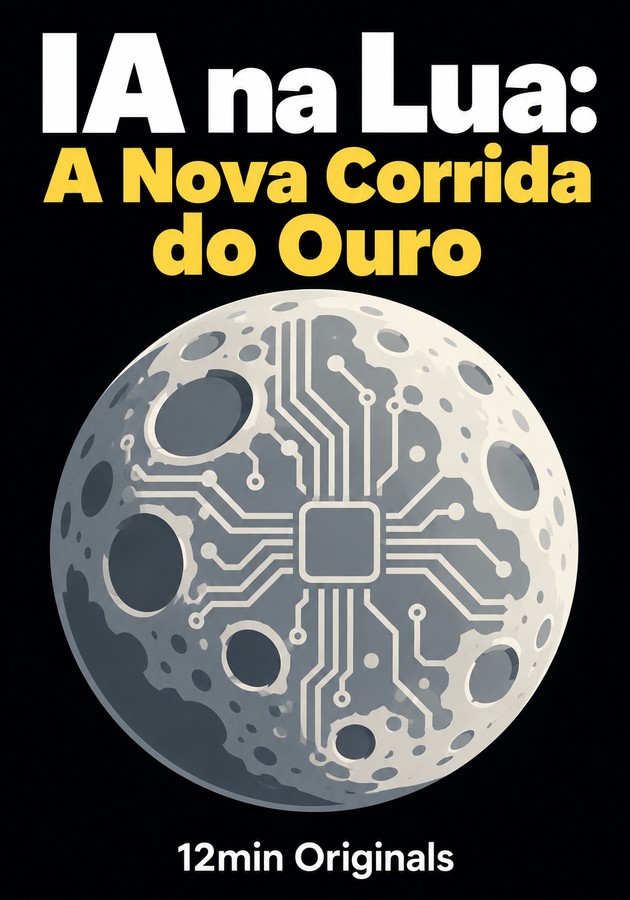 Capa do livro IA na Lua: A Nova Corrida do Ouro, de 12min Originals — resumo e resenha crítica no 12min