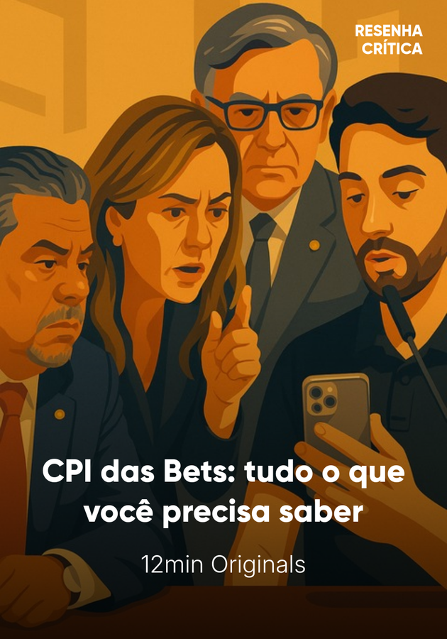 Capa do livro CPI das Bets: tudo o que você precisa saber, de 12min Originals — resumo e resenha crítica no 12min