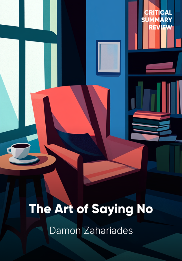 Book cover of The Art of Saying No by Damon Zahariades — critical summary review on 12min