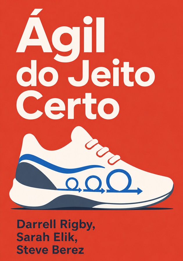 Capa do livro Ágil do Jeito Certo, de Darrell Rigby — resumo e resenha crítica no 12min
