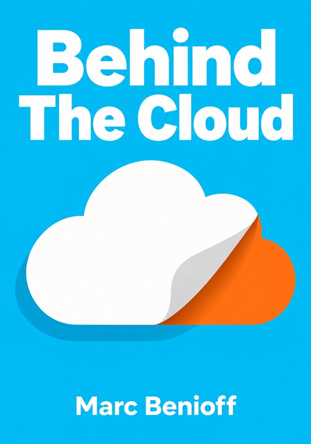 Portada del libro Behind The Cloud, de Marc Benioff — resumen crítico y reseña en 12min