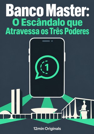 Capa do livro Banco Master: O Escândalo que Atravessa os Três Poderes, de 12min Originals — resumo e resenha crítica no 12min