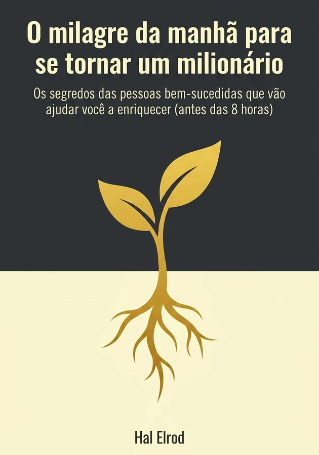 Capa do livro O milagre da manhã para se tornar um milionário, de Hal Elrod — resumo e resenha crítica no 12min