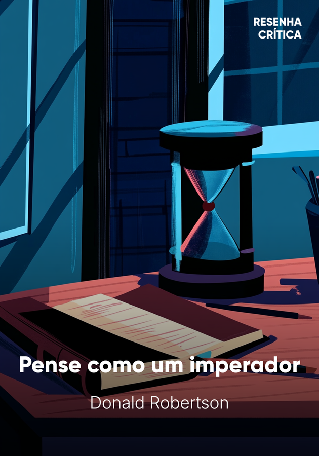 Capa do livro Pense como um imperador, de Donald Robertson — resumo e resenha crítica no 12min