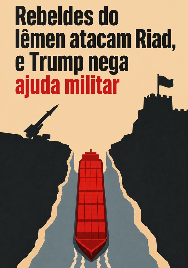 Capa do livro Rebeldes do Iêmen atacam Riad, e Trump nega ajuda militar, de 12min Originals — resumo e resenha crítica no 12min