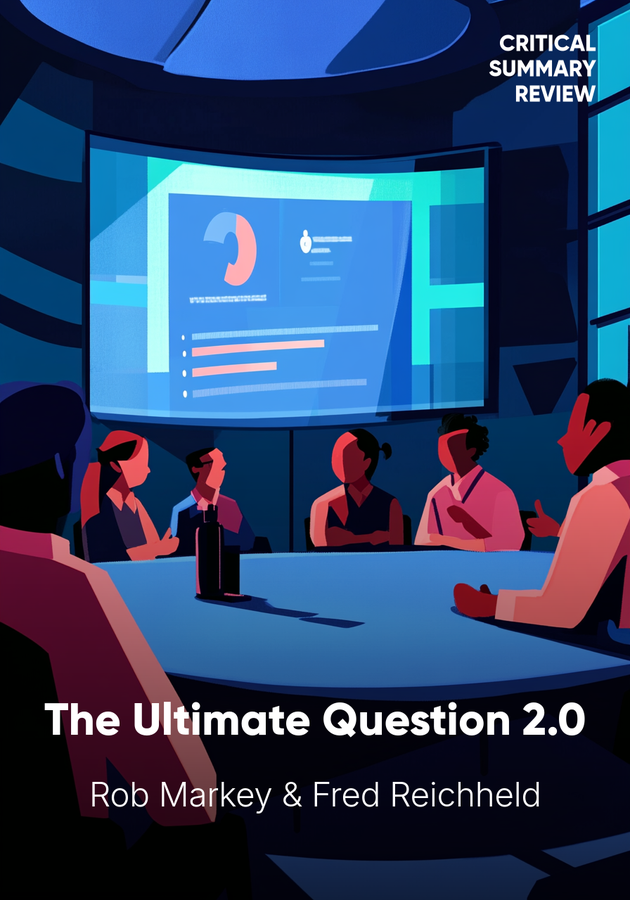 Book cover of The Ultimate Question 2.0 by Fred Reichheld — critical summary review on 12min
