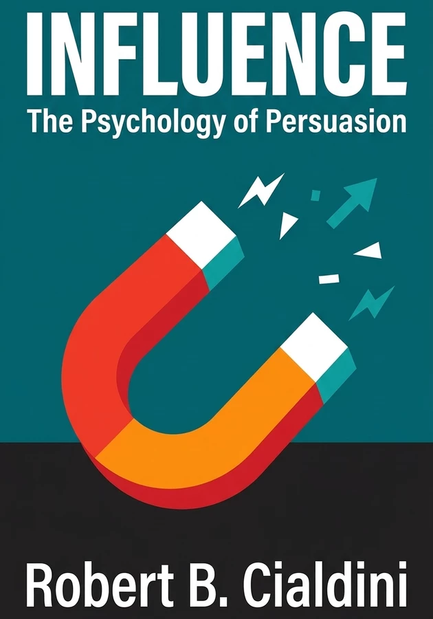 Book cover of Influence by Robert B. Cialdini — critical summary review on 12min