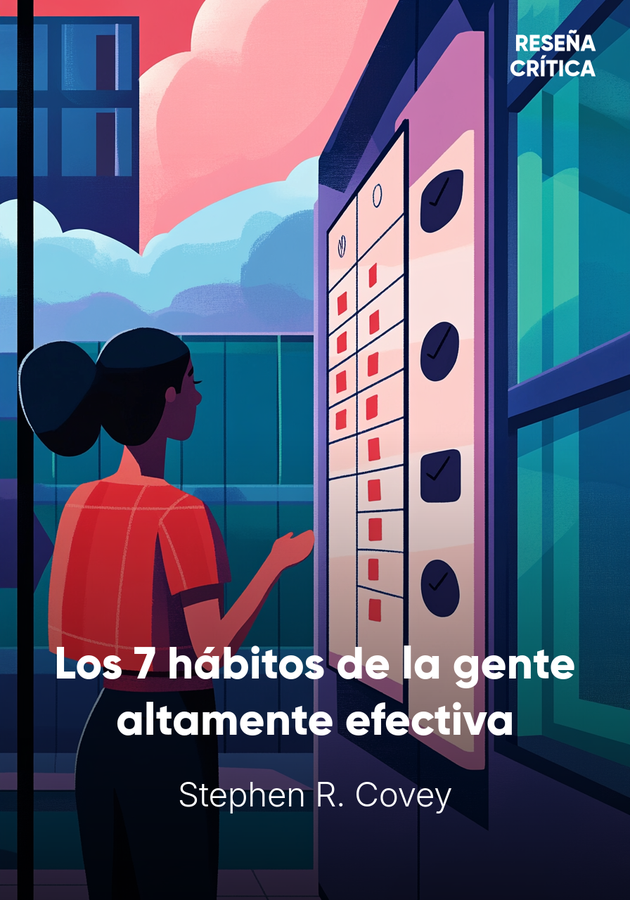 Portada del libro Los 7 hábitos de la gente altamente efectiva, de Stephen R. Covey — resumen crítico y reseña en 12min