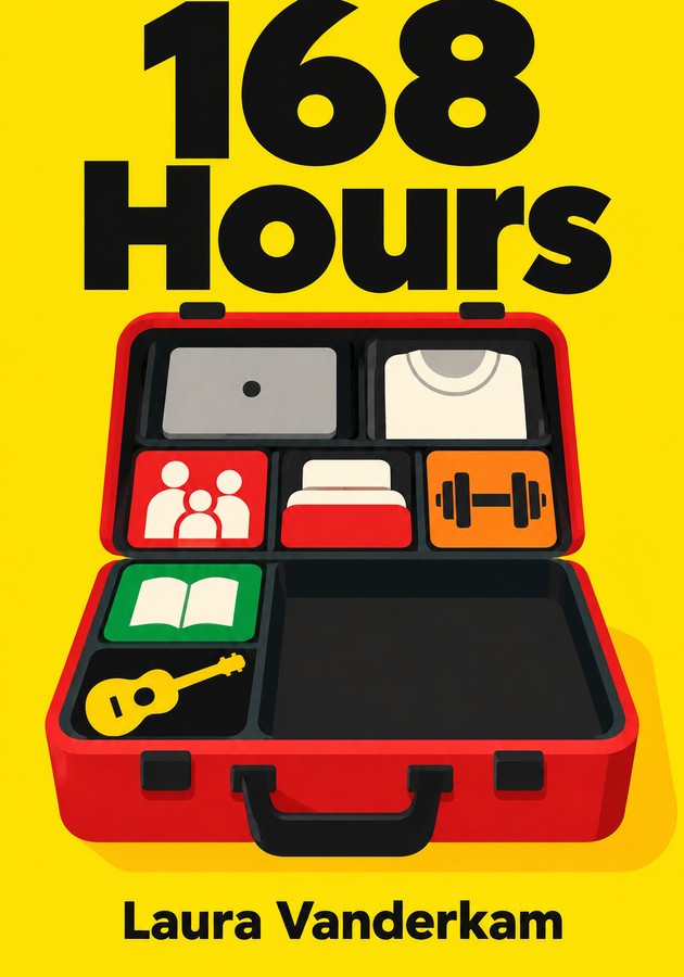 Book cover of 168 Hours by Laura Vanderkam — critical summary review on 12min