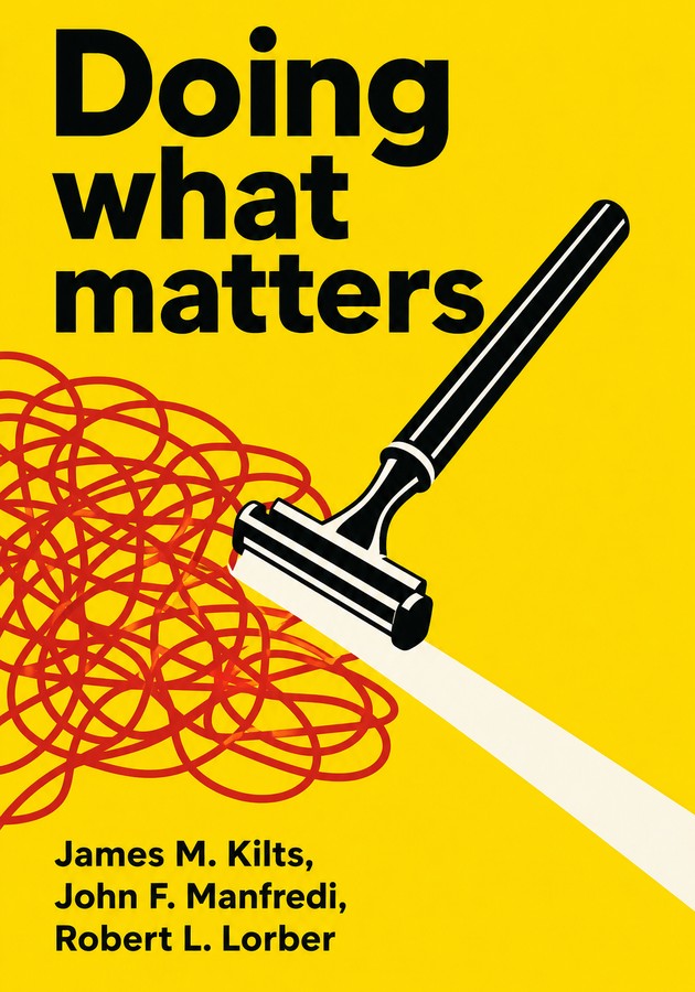 Capa do livro Doing what matters, de James M. Kilts — resumo e resenha crítica no 12min